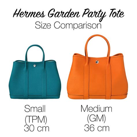 hermes garden party size|hermes garden party color chart.